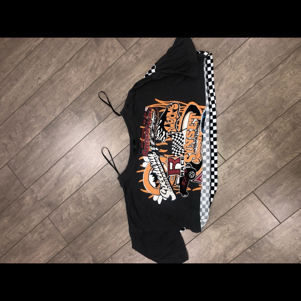 Racer crop top